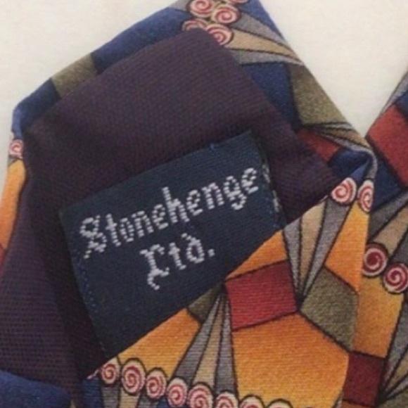 JERRY GARCIA PATTERNED SILK TIE - Picture 9 of 9